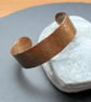 Oxidised Copper Cuff Bracelet Vintage Style - Image 2