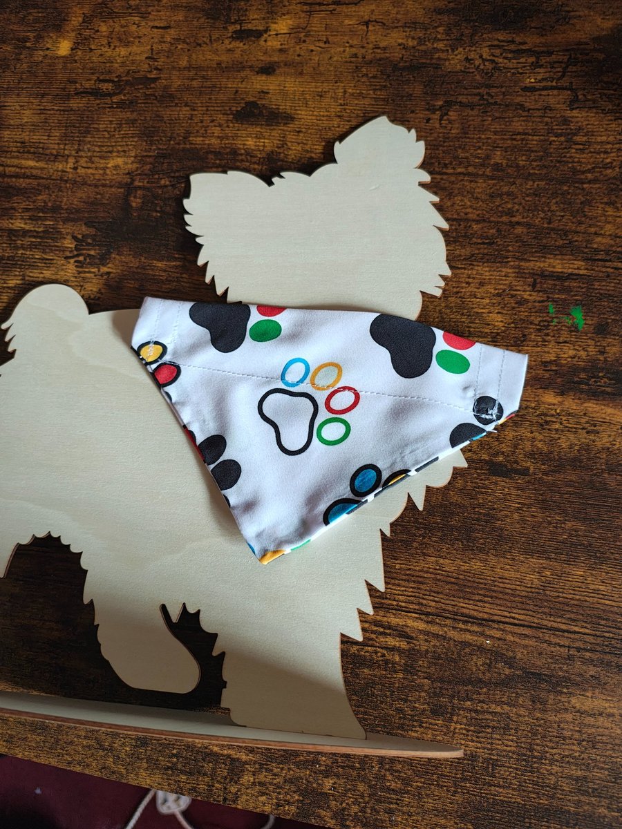 Handmade dog bandana 