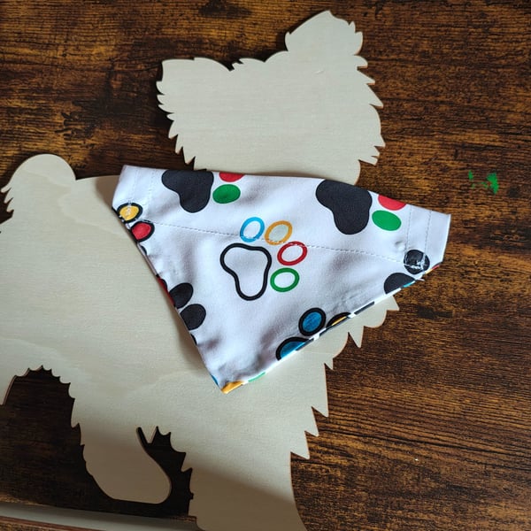 Handmade dog bandana 