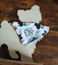 Handmade dog bandana 
