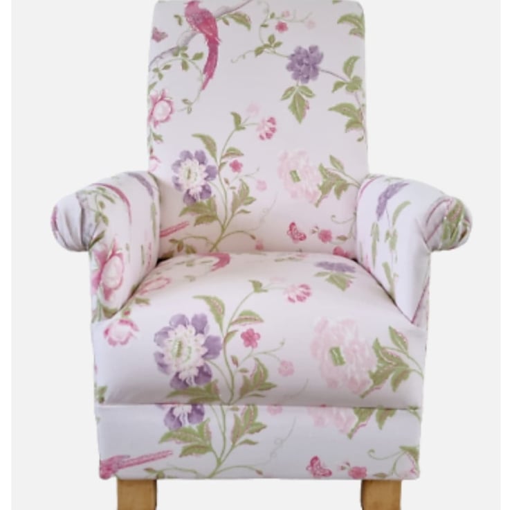 Laura Ashley Chair Summer Palace Cerise Fabric Adult Armchair