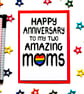 Anniversary Card For Two Mums, LGBTQ Anniversary Card For 2 Moms - Image 7