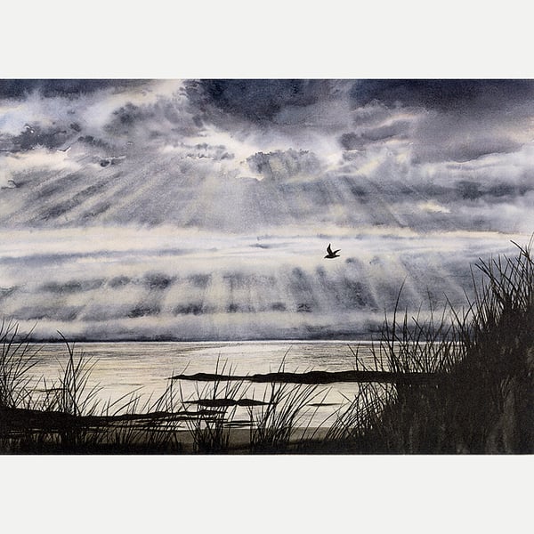 A5 Greetings Card "Flying Home"