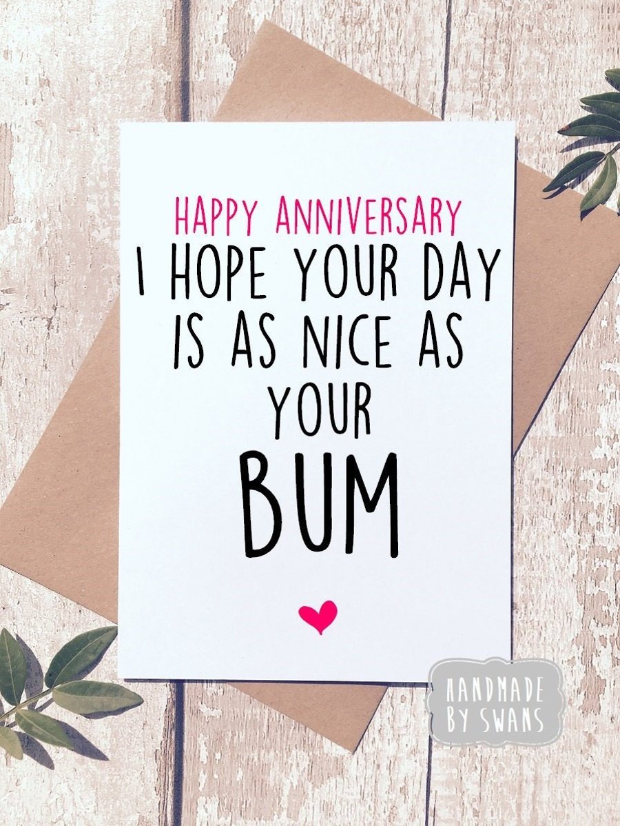 anniversary card, Funny anniversary card, funny card, anniversary for him, anniv