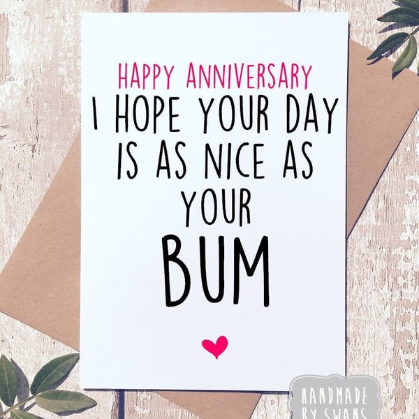 anniversary card, Funny anniversary card, funny card, anniversary for him, anniv