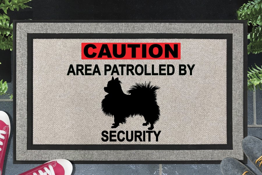 Chihuahua Security Door Mat No.7 -  Chihuahua Welcome Mat - All Weather 45x70cm 