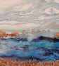 Seascape winter tide fluid art painting  - Image 3