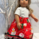 Dolls Red Santa Dress