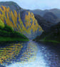Late afternoon in a Norwegian fjord