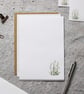 Snowdrop Letter Writing Paper and Envelopes Hand Designed By CottageRts - Image 2