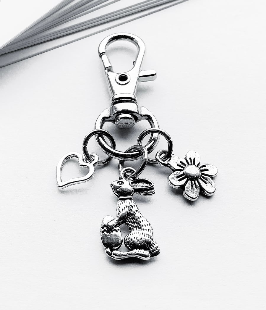 Small Easter Charm. Easter Bunny Charm. Charms. Easter Bag Charm. Easter Bunny.