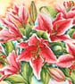 Pink Stargazer Lilies - Original Watercolour Painting - Floral Wall Art - Image 3