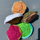 Lot of 5 Handmade crochet lavender sachets 