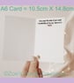 Coffee Birthday Card with inside message A6 size 10.5cm X 14.8cm  - Image 8