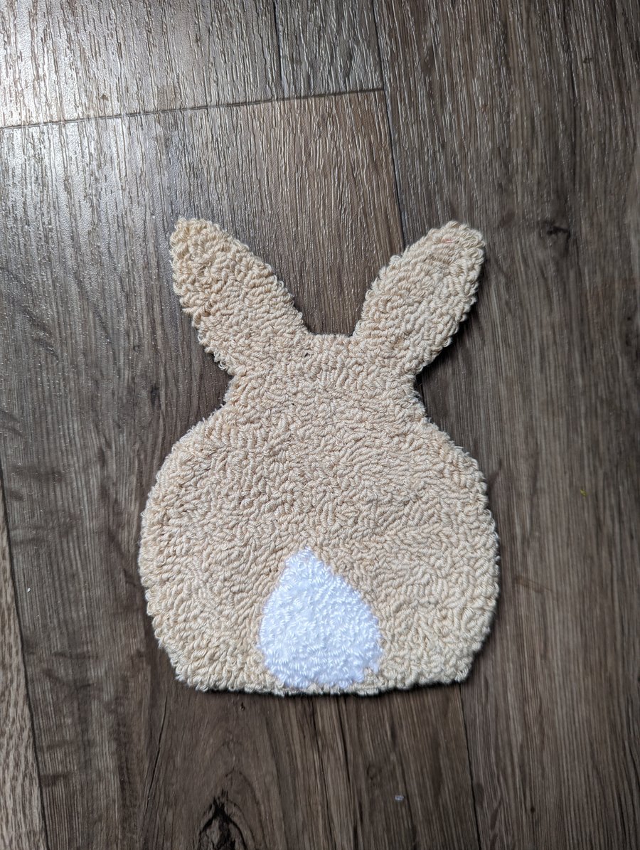 Rabbit Mug Rug or Decoration 