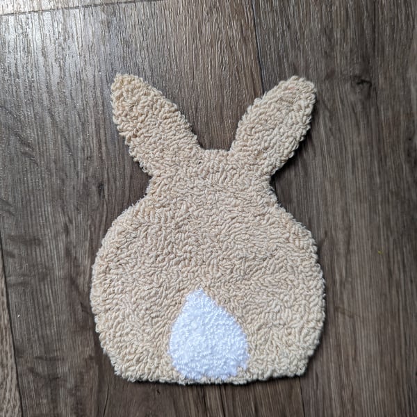 Rabbit Mug Rug or Decoration 