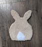 Rabbit Bunny Mug Rug or Decoration  - Image 1