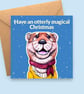 Have An Otterly Magical Christmas Animal Card - Original Otter Festive Greeting