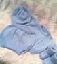 Baby Boy's Jumper Pants Hat and Booties Set, Baby Shower Gift, Custom Make
