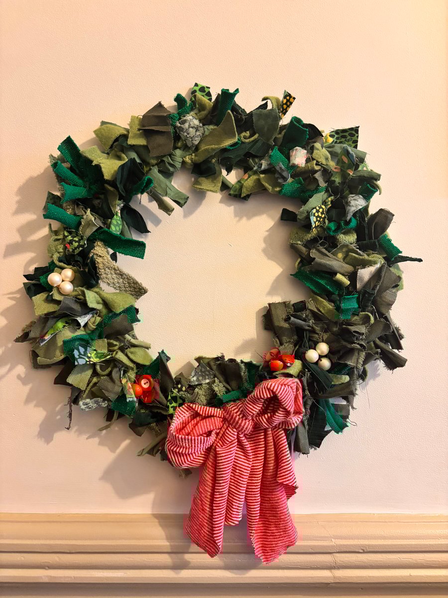 Rag Wreath Kit (Green)