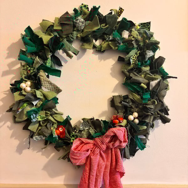 Rag Wreath Kit (Green)