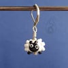 Tiny Glass Sheep Stitch Marker