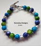 Designer Mother Of Pearl Stars & Heart Bracelet  - Image 3