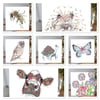 A mixed pack of 7 various greeting card designs