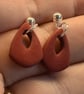 Small Sculptural Cut Out Earrings - Image 4
