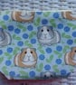 Blueberries Guinea Pig Flowers Make Up Bag or Large Pencil Case.