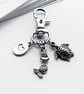 Small Turtle Bag Charm. Beach Bag Charm. Mermaid Bag charm. Metal Charms. - Image 1