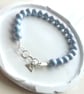 Sterling Silver Single Shimmering Pearl Bracelet  - Image 3