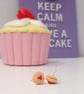 Retro classic Jammy biscuit earrings STUD, DROP or CLIP ON, unique, handmade