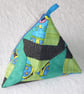 Pyramid Purse. Patchwork and Quilted Project Holdall. - Image 5