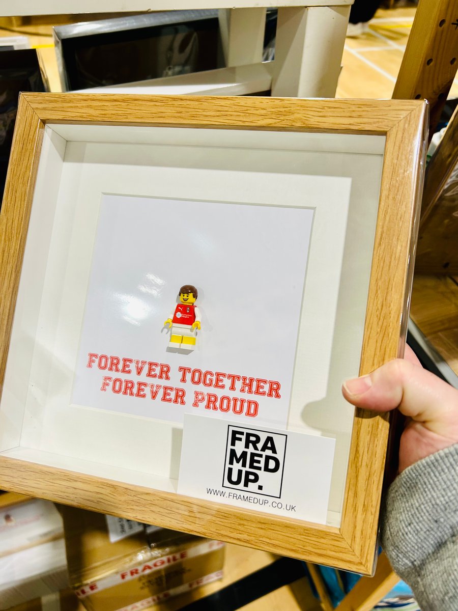 ROTHERHAM FC - Framed custom Lego minifigure