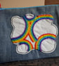 Rainbow Zippered Pouches - Circles - Image 4