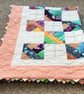 Hearts And Flower hand quilted and appliquéd  - Image 3