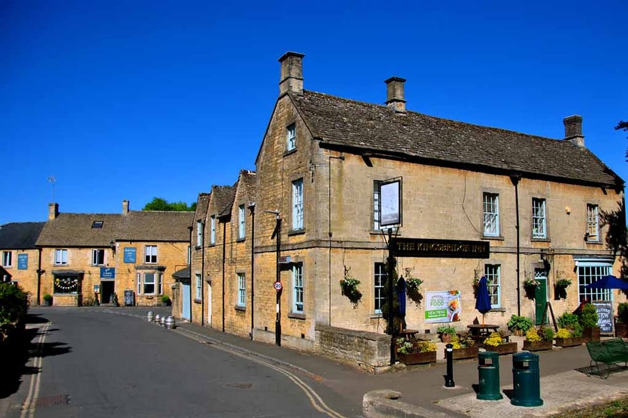 Kingsbridge Inn Bourton On The Water Cotswolds Photograph Print