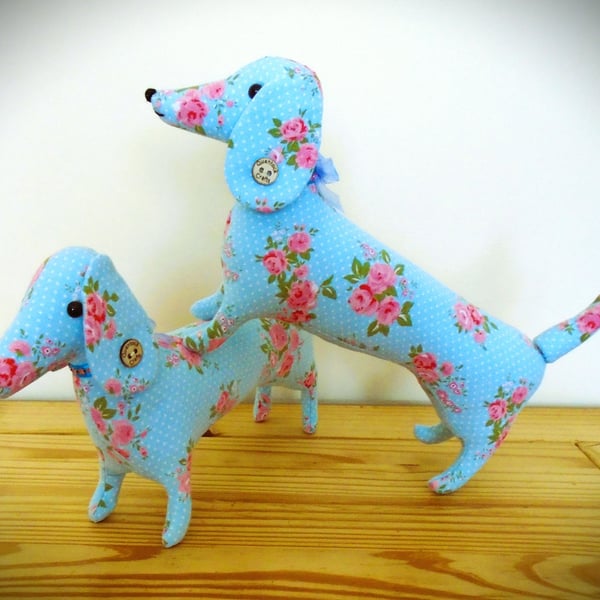 Handmade Cath Kidston Fabric Sausage Dog Dachshund