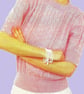 VINTAGE KNITTING PATTERN Ladies 40s Style Sweater  - Image 3