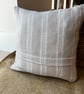Spring - rescued cross stitch and patchwork cushion - Image 5
