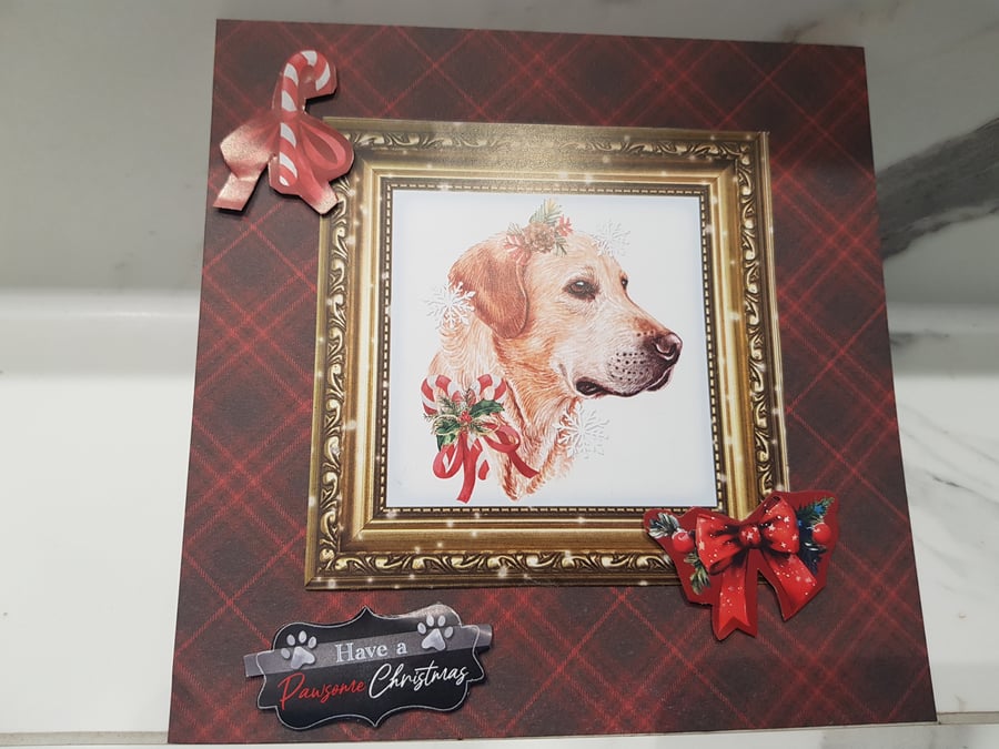 Labrador Christmas card
