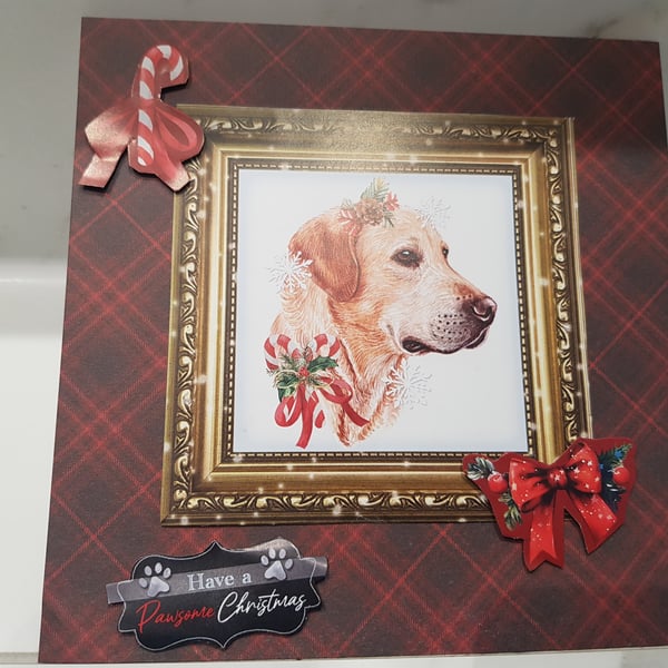 Labrador Christmas card