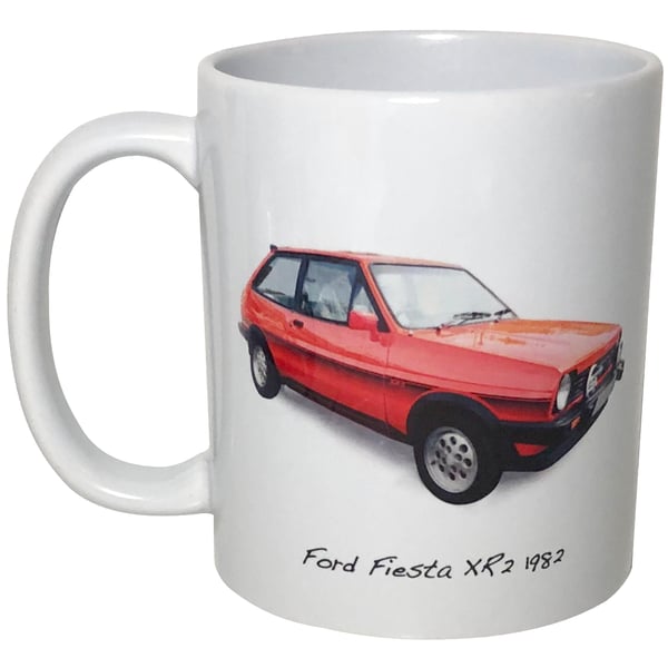 Ford Fiesta XR2 1982 - 11oz Ceramic Mug 