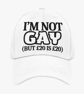 Funny Gay Cap -Im Not Gay But 20 is 20 Baseball Cap Style Hat Pride  Festival - Image 2