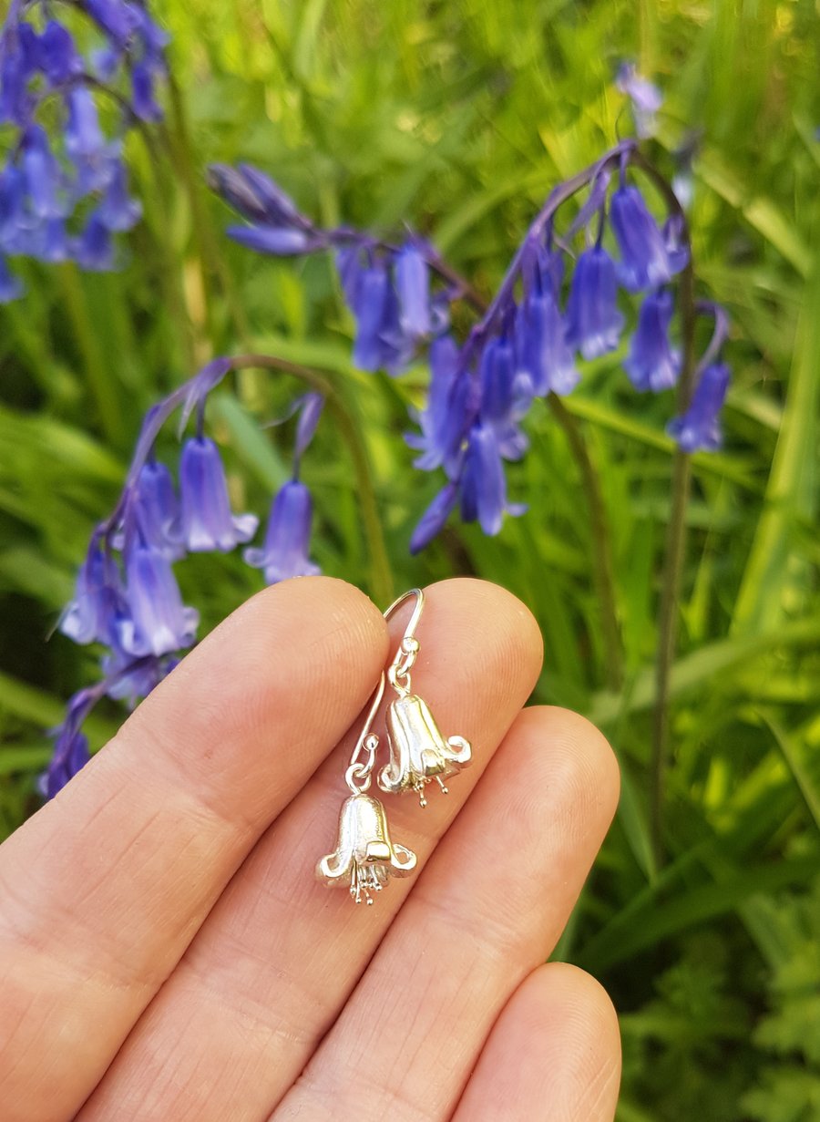 Ripe Bluebell dangle earrings