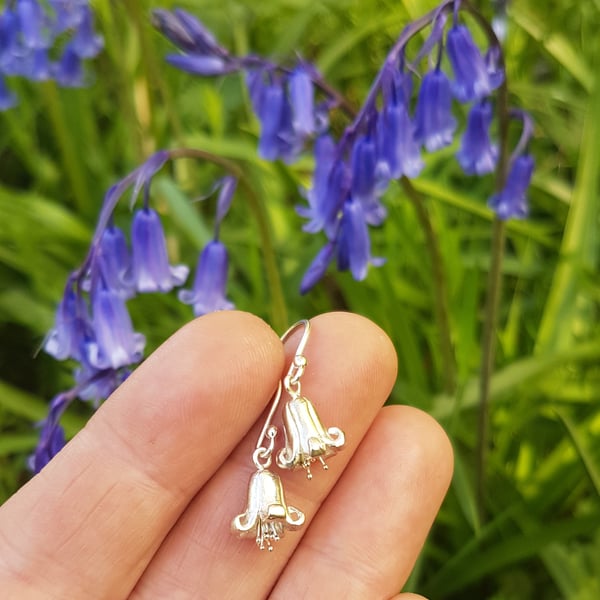 Ripe Bluebell dangle earrings