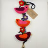 Crochet 'Three Little Birds' Hanging Decoration 