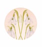 Pack of 4 Assorted Handdrawn Snowdrops Greeting Cards - 2 Designs - Image 4