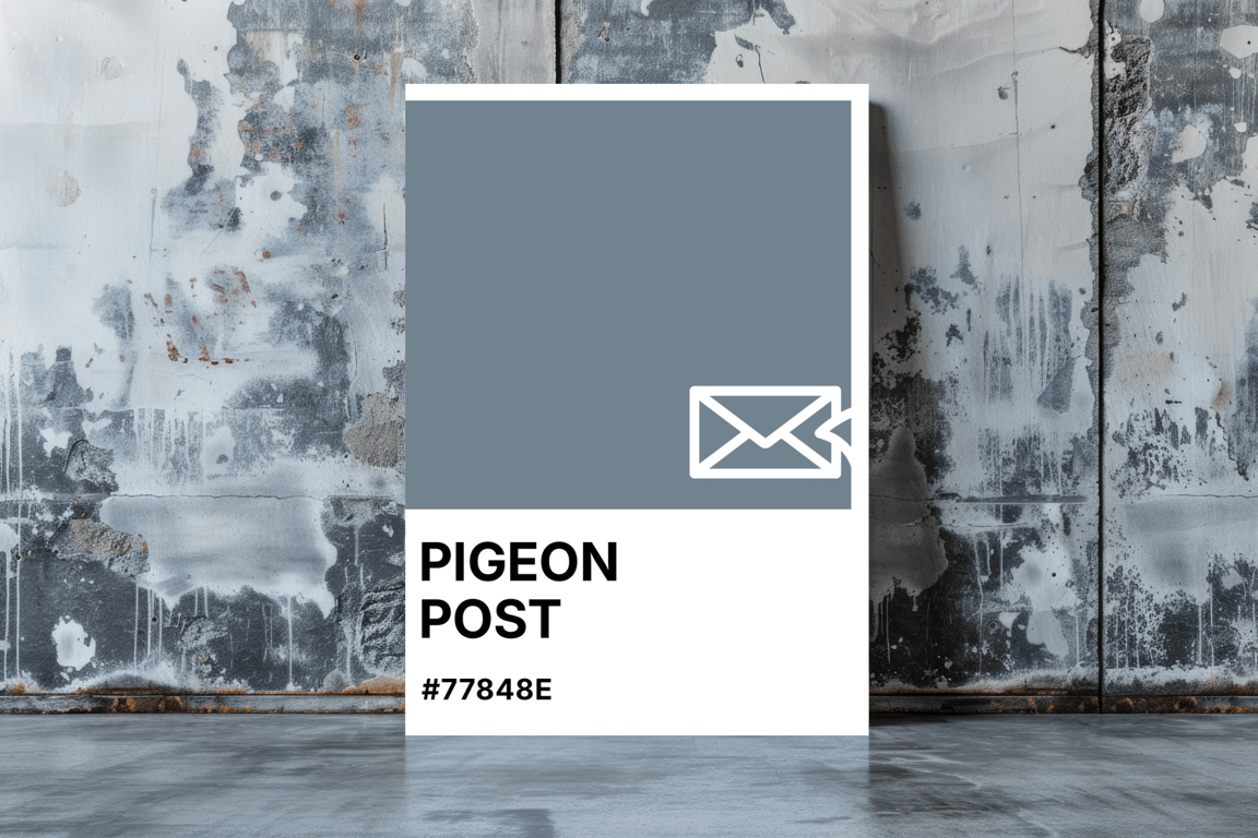 PIGEON POST Greeting Card – Colour Swatch Series (A6, Blank Inside)